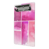 Set von Watercolor abstrakte handgemalte 3 Mini Klemmbrett (Gewinkelt2)
