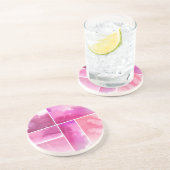 Set von Watercolor abstrakte handgemalte 3 Untersetzer (Seite)