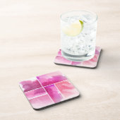 Set von Watercolor abstrakte handgemalte 3 Untersetzer (Rechte Seite)