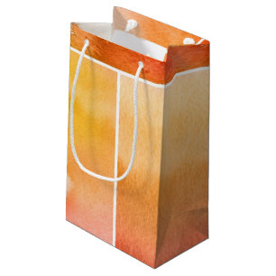 Set von Watercolor abstrakte handgemalte 4 Kleine Geschenktüte