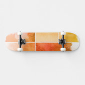 Set von Watercolor abstrakte handgemalte 4 Skateboard (Horizontal)