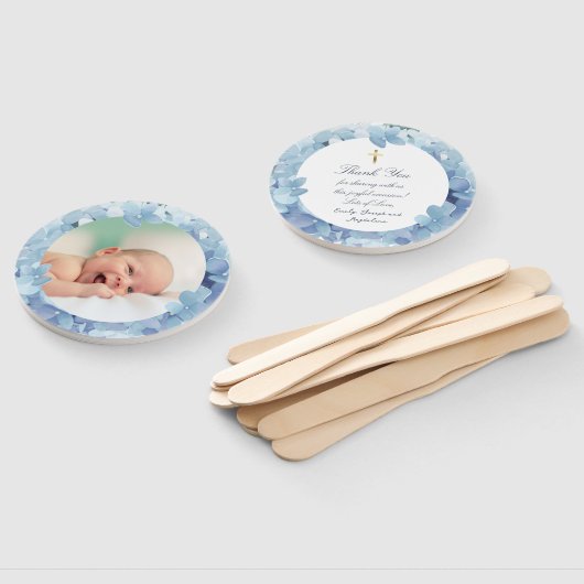 Set von zehn Hydrangea-Rahmen Taufe Fächer (Non-assembled)