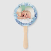 Set von zehn Hydrangea-Rahmen Taufe Fächer (Vorderseite)