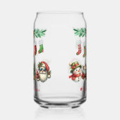 Set-Weihnachtsbasiken aus Trinkbehälter Dosenglas (Links)