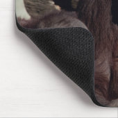 Set wild lebender Tier- und Pflanzenarten - Primat Mousepad (Ecke)