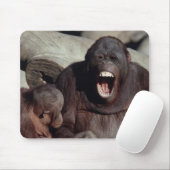 Set wild lebender Tier- und Pflanzenarten - Primat Mousepad (Mit Mouse)