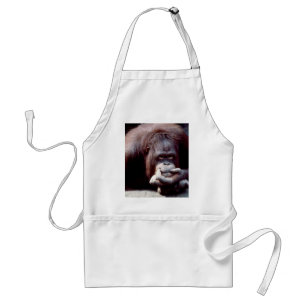 Set wild lebender Tiere - Primate 10 Schürze