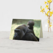 Set wild lebender Tiere - Primate 11 Karte (Gelbe Blume)