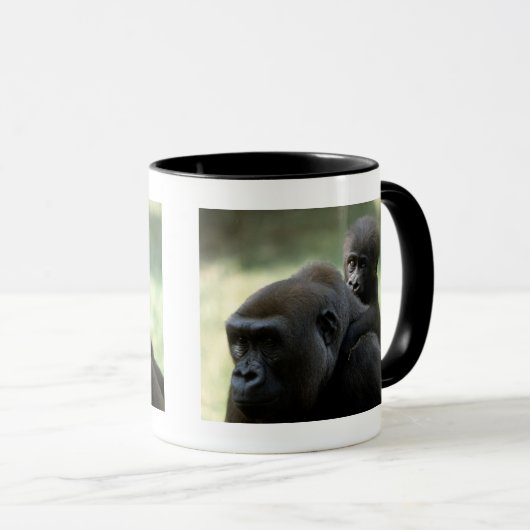 Set wild lebender Tiere - Primate 11 Tasse (VorderseiteRechts)