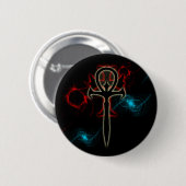 Set-Wolf-Feuer und Eis Button (Vorne & Hinten)