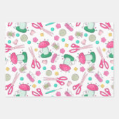 Set zum Ablesen der Zeitwrapping Geschenkpapier Set (Vorderseite)