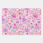 Set zum Abpacken von Kartons und Streifen Geschenkpapier Set (Vorderseite)