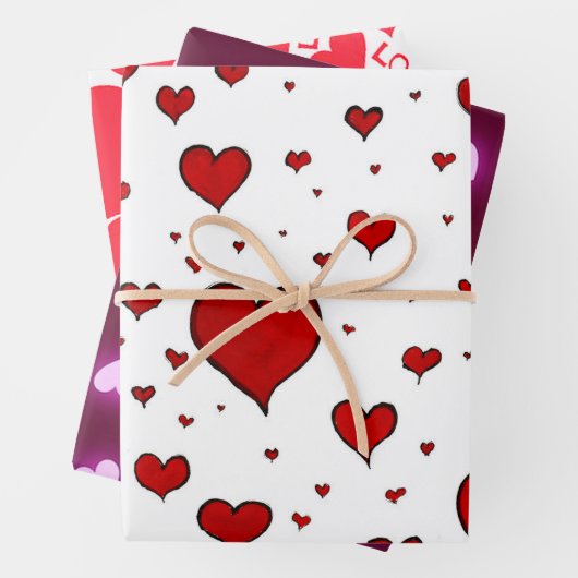 Set zum Abpacken von Schleifpapier Geschenkpapier Set (Beispiel)