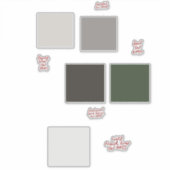 Set zum Aufkleber für die Farbtöne Neutral und Erd (Vorderseite)