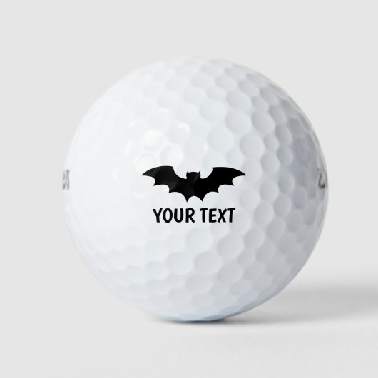 Set zum Golfen von Black Fledermaus Golfball (Vorderseite)