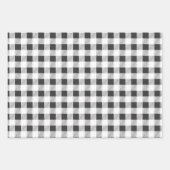 Set zum Karierten Umschlagpapier von Rot-Grün (3) Geschenkpapier Set (Vorderseite 3)