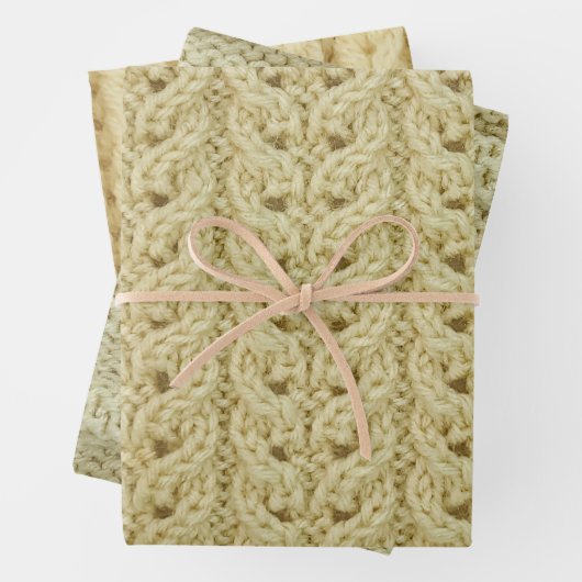 Set zum Knittern von Mustern Trio Dua Geschenkpapier Set (Beispiel)