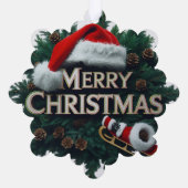 Set zum Schneeflocken - 20 Combo Pack Ornament Karte (Rückseite)