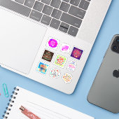 Set zum Thema Inspiration Aufkleber (Laptop mit iPhone)