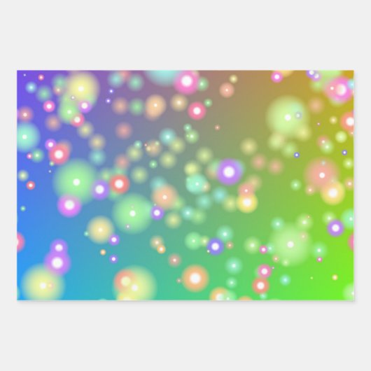 Set zum Umblättern - Glühwürmchen und Luftfeuchten Geschenkpapier Set (Vorderseite 2)