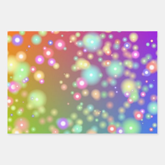 Set zum Umblättern - Glühwürmchen und Luftfeuchten Geschenkpapier Set (Vorderseite 3)