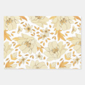 Set zum Umpacken von Papier mit blauer und goldene (Vorderseite 2)