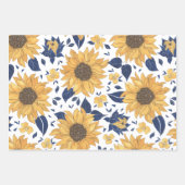 Set zum Umpacken von Papier mit blauer und goldene (Vorderseite 3)