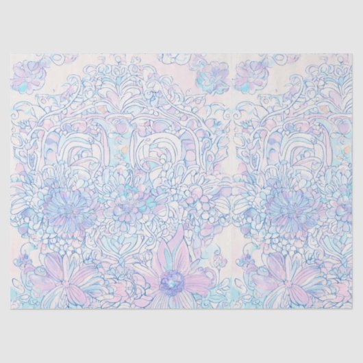 Set zum verzauberten Nebelzwirn Seidenpapier (Vorderseite)