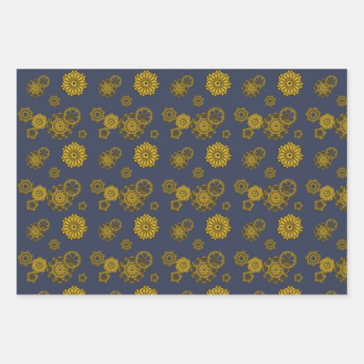 Set zum Wackelpapier für Wölfe Geschenkpapier Set (Vorderseite 3)