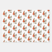 Set zum Wrapping von Krampus Geschenkpapier Set (Vorderseite)