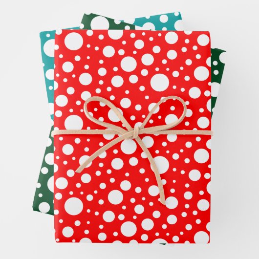 Set zum Wrapping von Papierblättern Geschenkpapier Set (Beispiel)