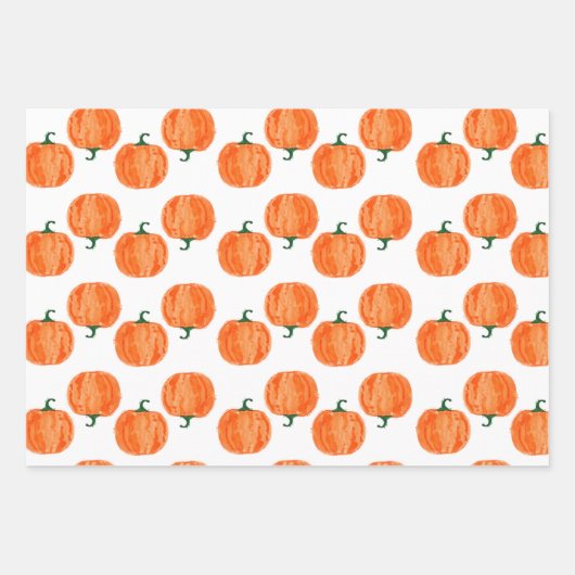 Set zum Wrapping von Wasserfarbenkürzen Geschenkpapier Set (Vorderseite 2)