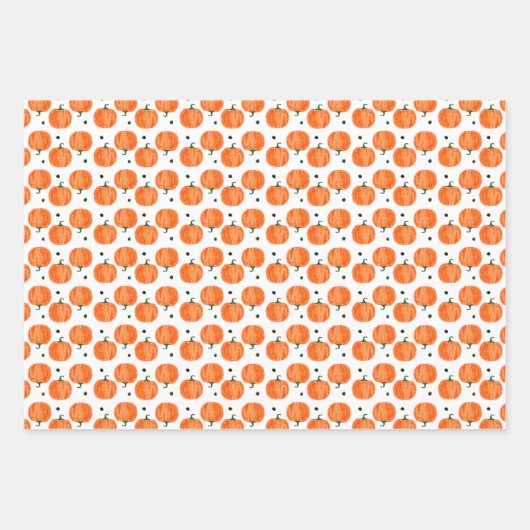 Set zum Wrapping von Wasserfarbenkürzen Geschenkpapier Set (Vorderseite)