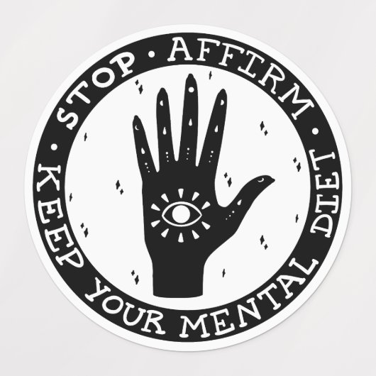 Set zur Bestätigung und Manifestation Etiketten (Design 1)