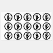 Set zur Bestätigung und Manifestation Etiketten (Blatt)