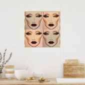 Set zusammenstellen poster (Küche)