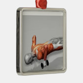 Setanta drücken 4 hoch silbernes ornament (Rechts)