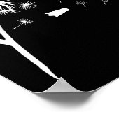 Setback Game Shuttle Sport Badminton Poster (Ecke)