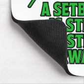 Setback to Step Forward Mindset Quote Mousepad (Ecke)