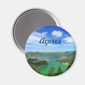 Sete Cidades - Azoren Magnet (Vorderseite/Rückseite)