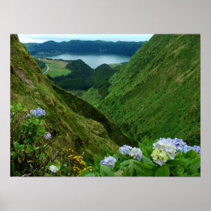 Sete Cidades, Azoren Poster