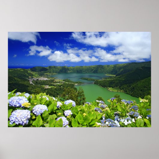 Sete Cidades, Azoren Poster (Vorne)