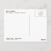 Sete Cidades, Azoren Postkarte (Rückseite)