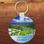 Sete Cidades, Azoren Schlüsselanhänger (Vorderseite)