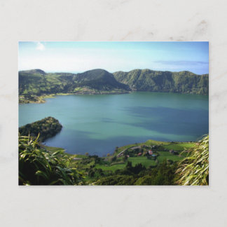 Sete Cidades Lagoon in S. Miguel, Azoren Postkarte