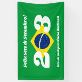 Sete de Setembro Unabhängigkeitstag Brasilien Flag Banner (Vertikal)