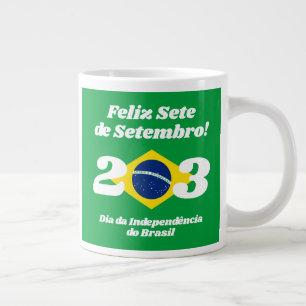Sete de Setembro Unabhängigkeitstag Brasilien Flag Jumbo-Tasse