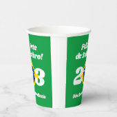 Sete de Setembro Unabhängigkeitstag Brasilien Flag Pappbecher (Rechts)