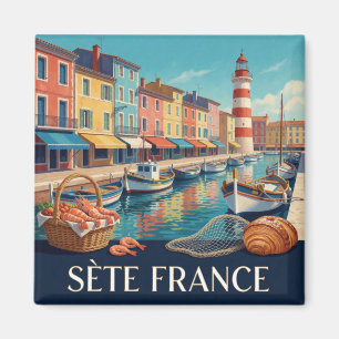 Sète Frankreich Kanal Stadt Reise Magnet