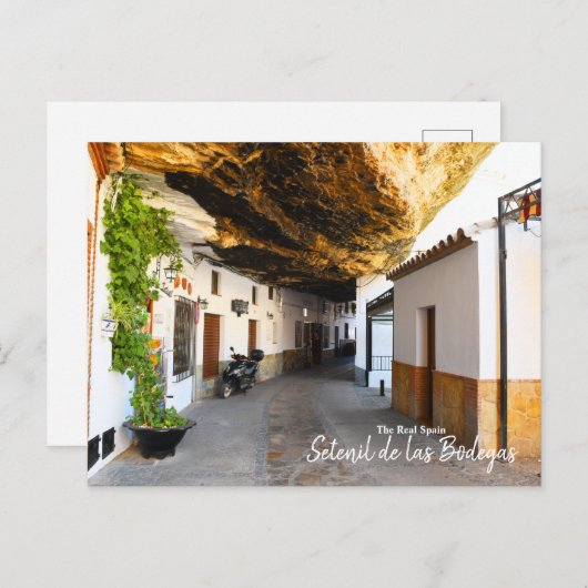 Setenil de las Bodegas - Das echte Spanien Postkarte (Vorne/Hinten)